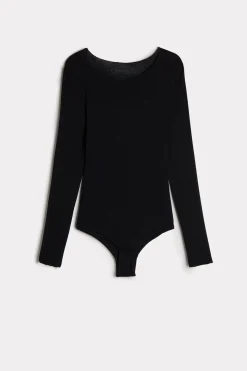 Body a Manica Lunga in Modal Cashmere Ultralight