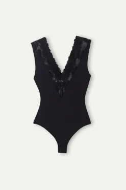 Body con Scollo a V Pretty Flowers
