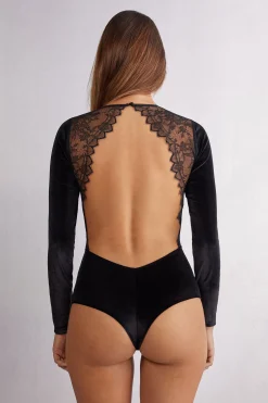 Body Manica Lunga in Velluto Intriguing Beauty