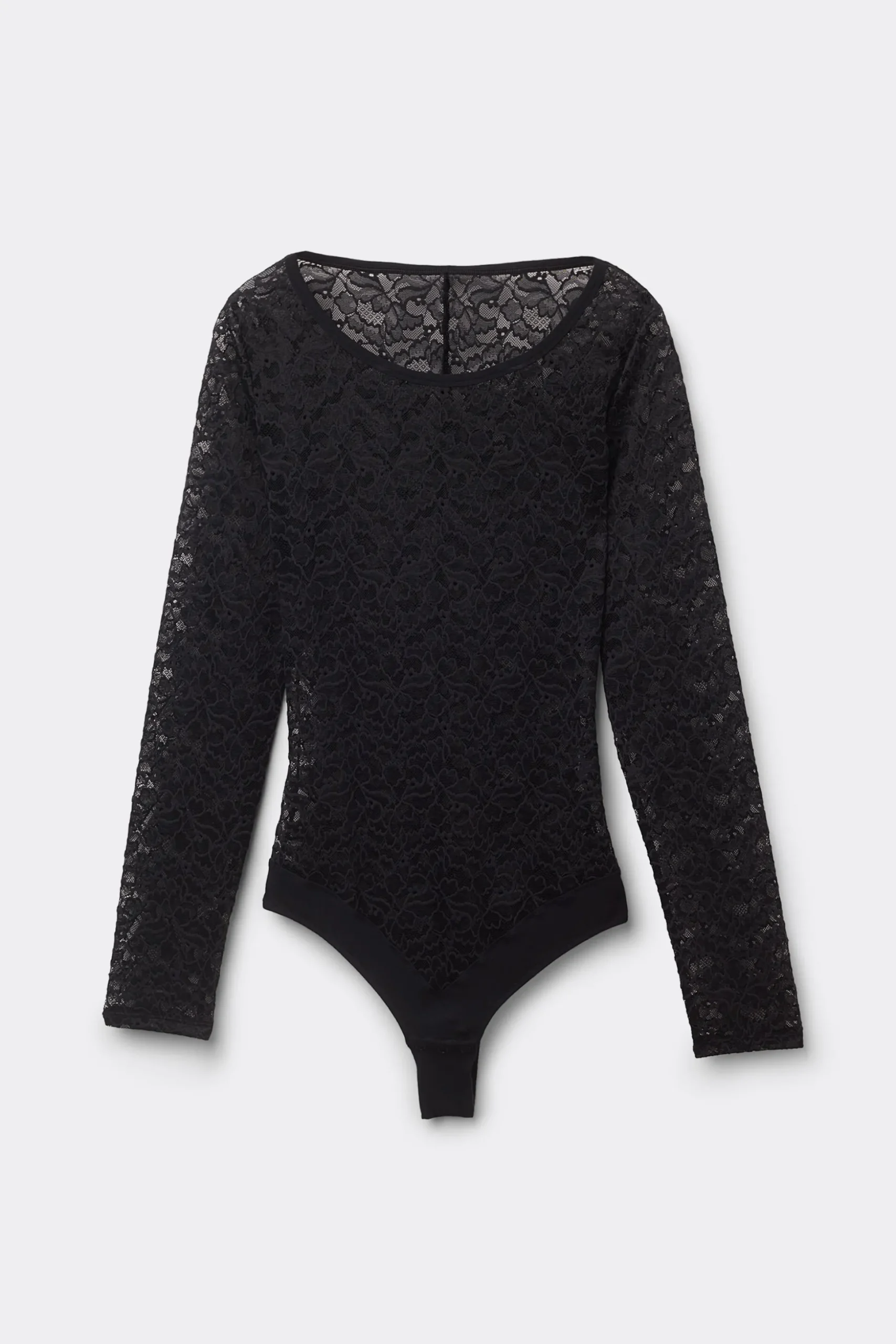 Body Manica Lunga Pizzo Delicate Pieces