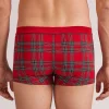 Boxer Cotone Superior Stampa Tartan Natale