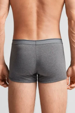 Boxer in Cotone Superior con Elastico a Vista