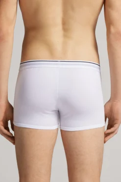 Boxer in Cotone Superior con Elastico a Vista