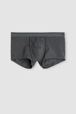 Boxer in Cotone Superior con Elastico a Vista
