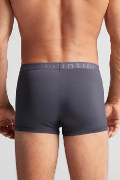 Boxer in Microfibra con Logo