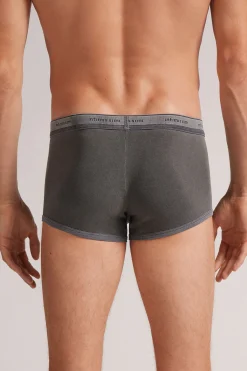 Boxer Washed Collection in Cotone Superior Elasticizzato