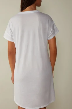 Camicia da Notte in Cotone Ultrafresh