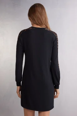 Camicia da Notte Modal Luxurious Leopard