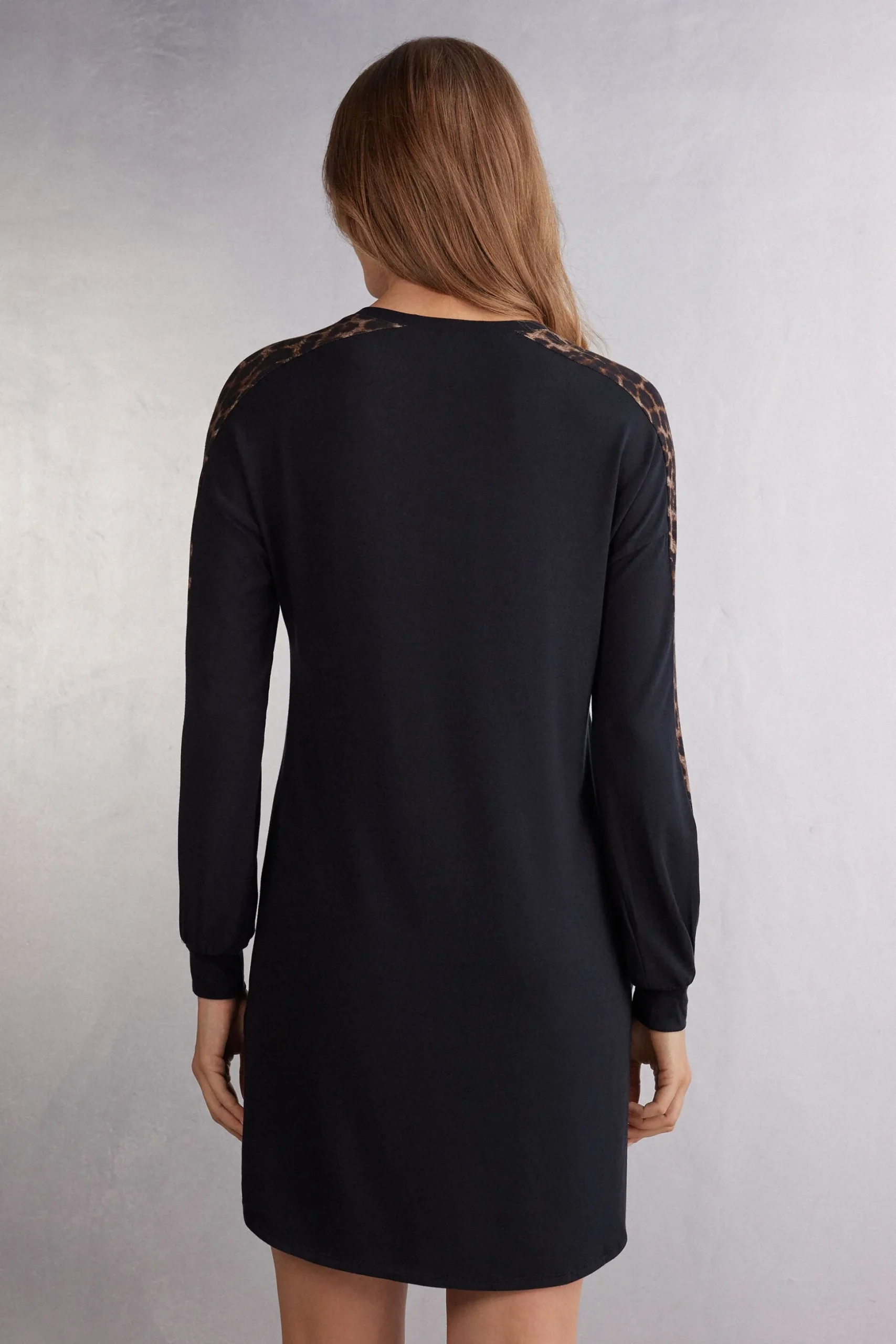 Camicia da Notte Modal Luxurious Leopard