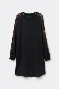 Camicia da Notte Modal Luxurious Leopard