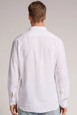 Camicia in Lino e Cotone