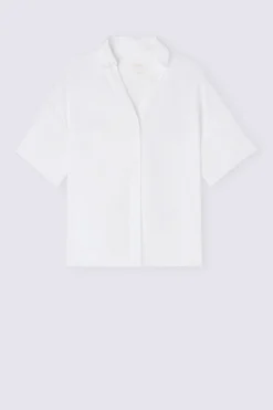 Camicia Manica Corta in Tela di Lino
