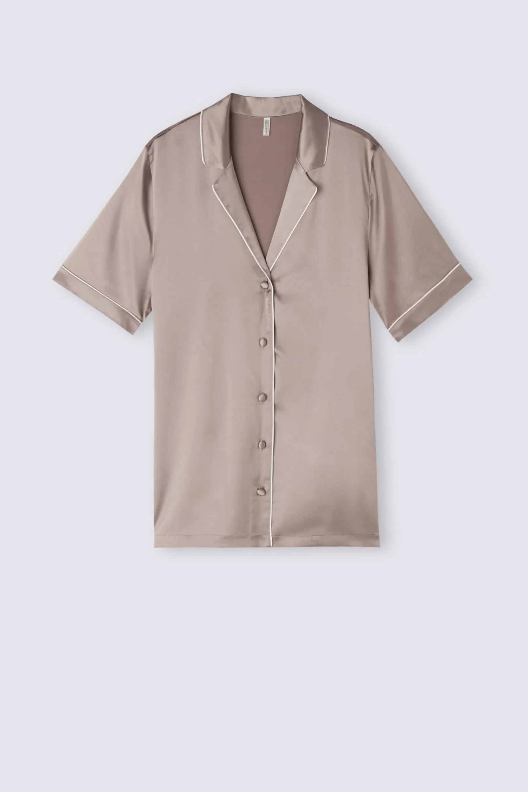 Camicia Maniche Corte in Seta Taglio Uomo