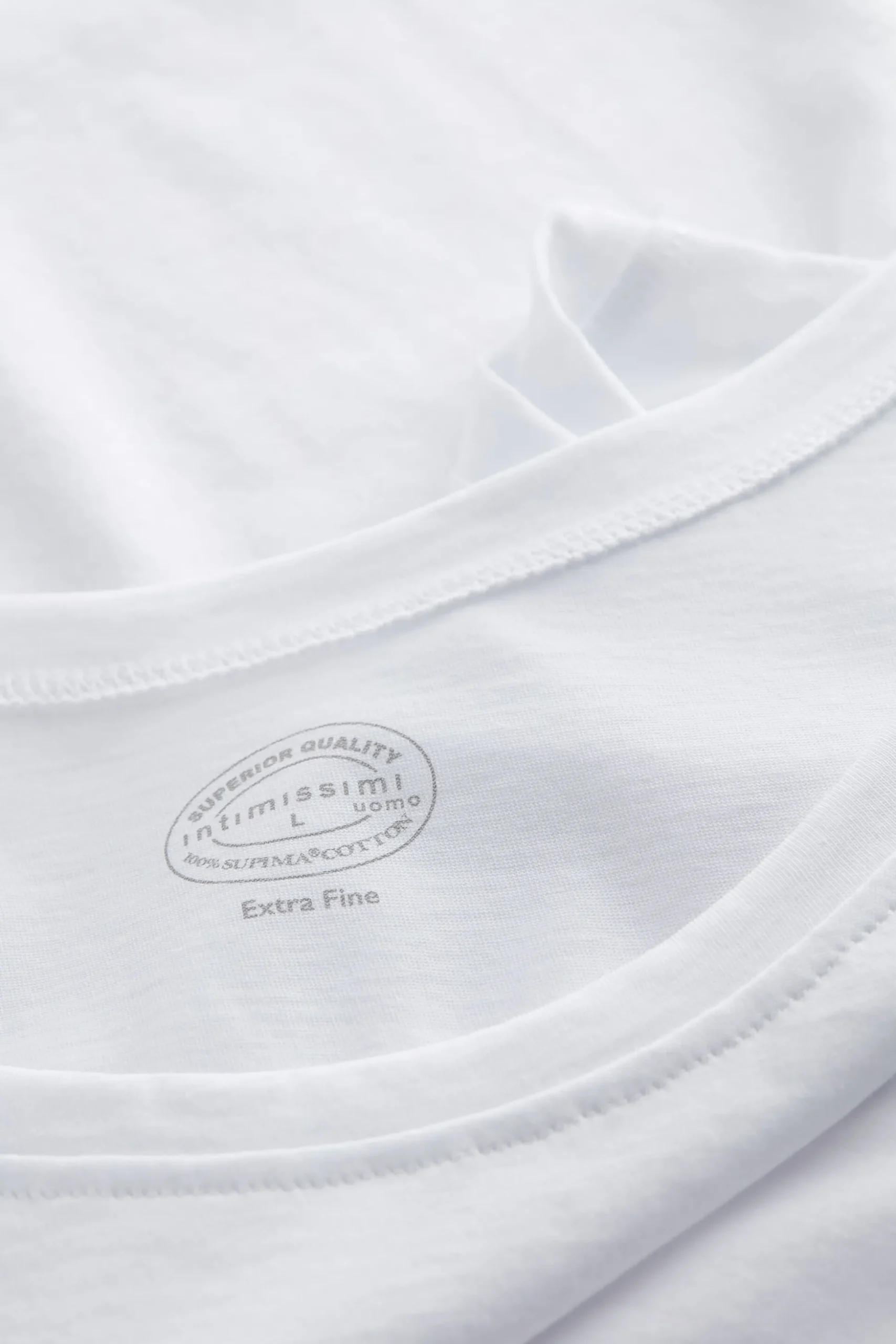 Canotta Scollo Tondo in Cotone Superior Extrafine