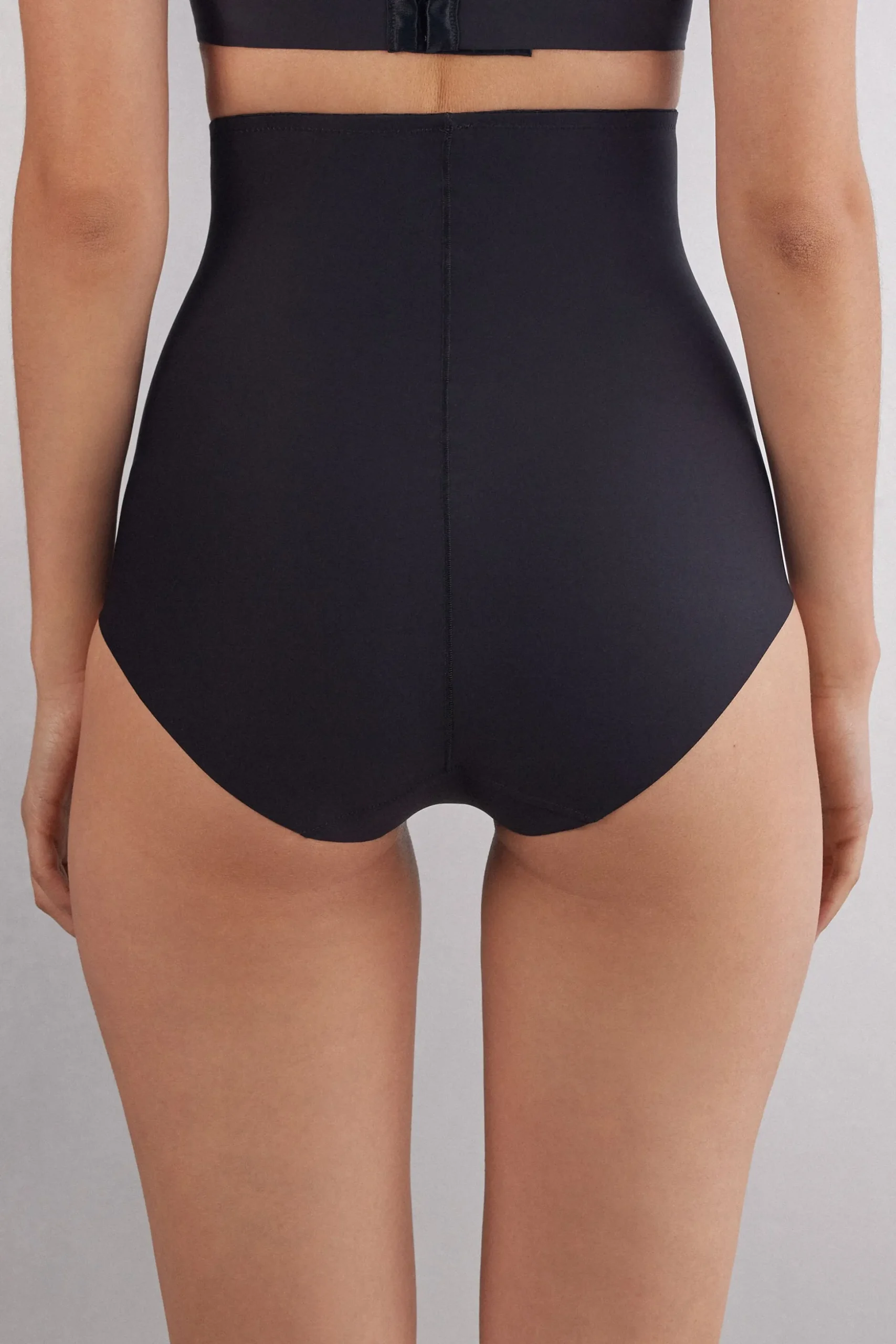 Culotte Vita Alta Modellante in Microfibra Senza Cuciture