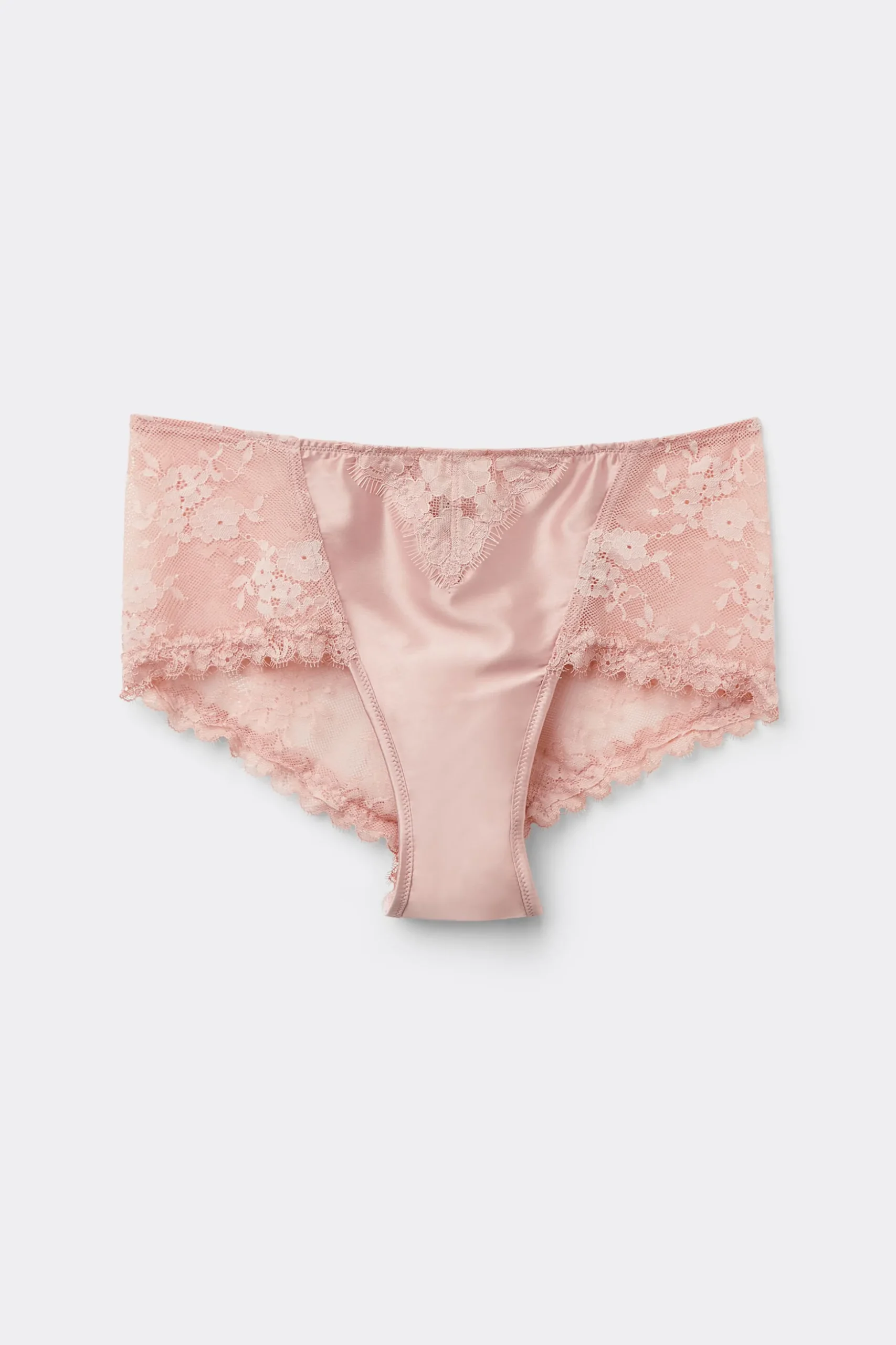 Culotte Vita Alta Satin Meets Lace
