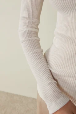 Dolcevita Lana e Seta Manica Lunga con Collo Alto