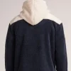 Felpa Teddy Bicolor con Zip