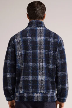 Felpa Teddy con Zip Fantasia Check