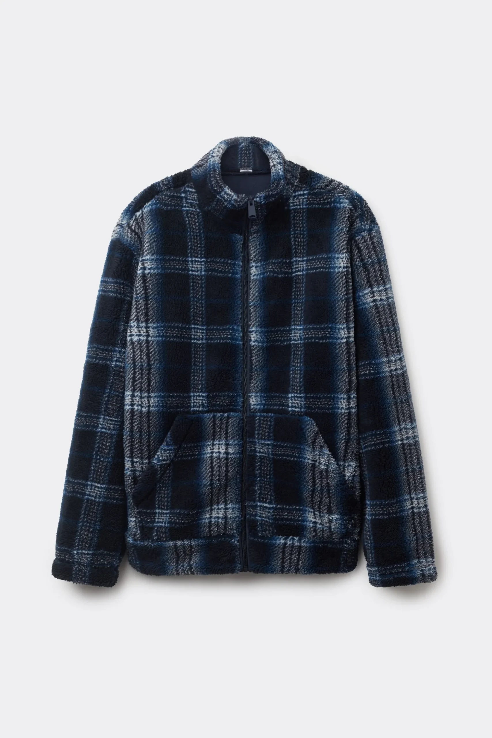 Felpa Teddy con Zip Fantasia Check