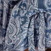 Kimono in Raso di Viscosa Flower Paisley