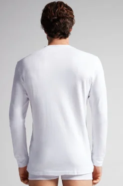 Maglia a Manica Lunga in Cotone