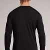 Maglia a Manica Lunga in Lana Merino Scollo Tondo