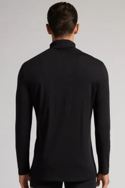 Maglia a Manica Lunga in Lana Merino Collo Alto