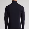 Maglia a Manica Lunga in Lana Merino Collo Alto