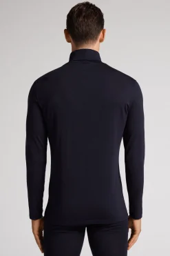 Maglia a Manica Lunga in Lana Merino Collo Alto