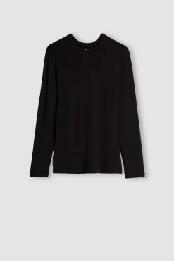 Maglia a Manica Lunga in Modal Cashmere