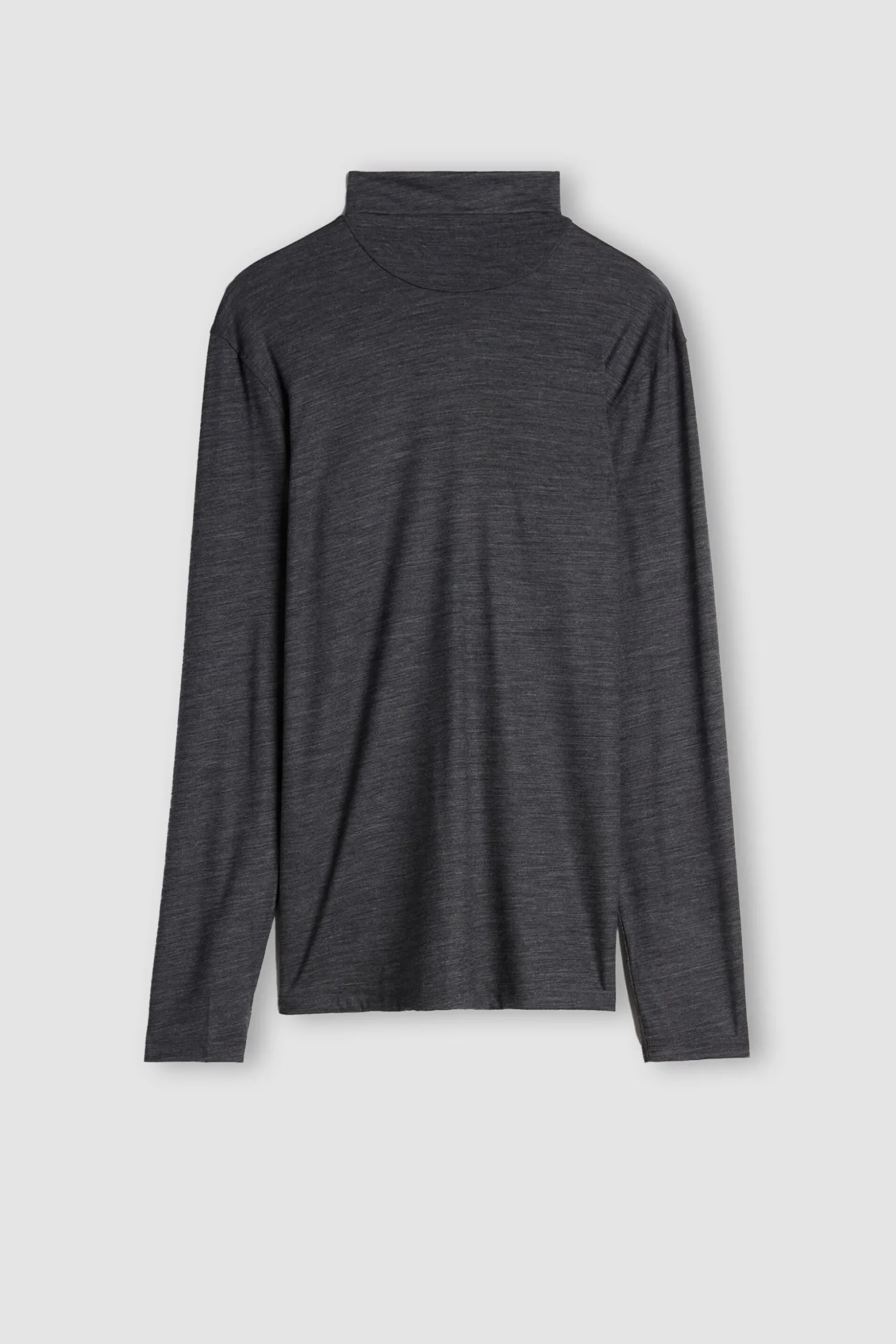 Maglia a Manica Lunga in Lana Merino Collo Alto