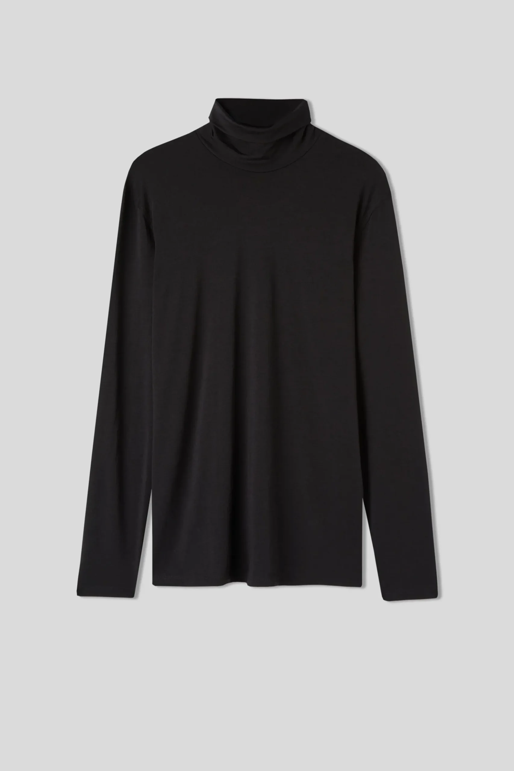Maglia a Manica Lunga in Lana Merino Collo Alto