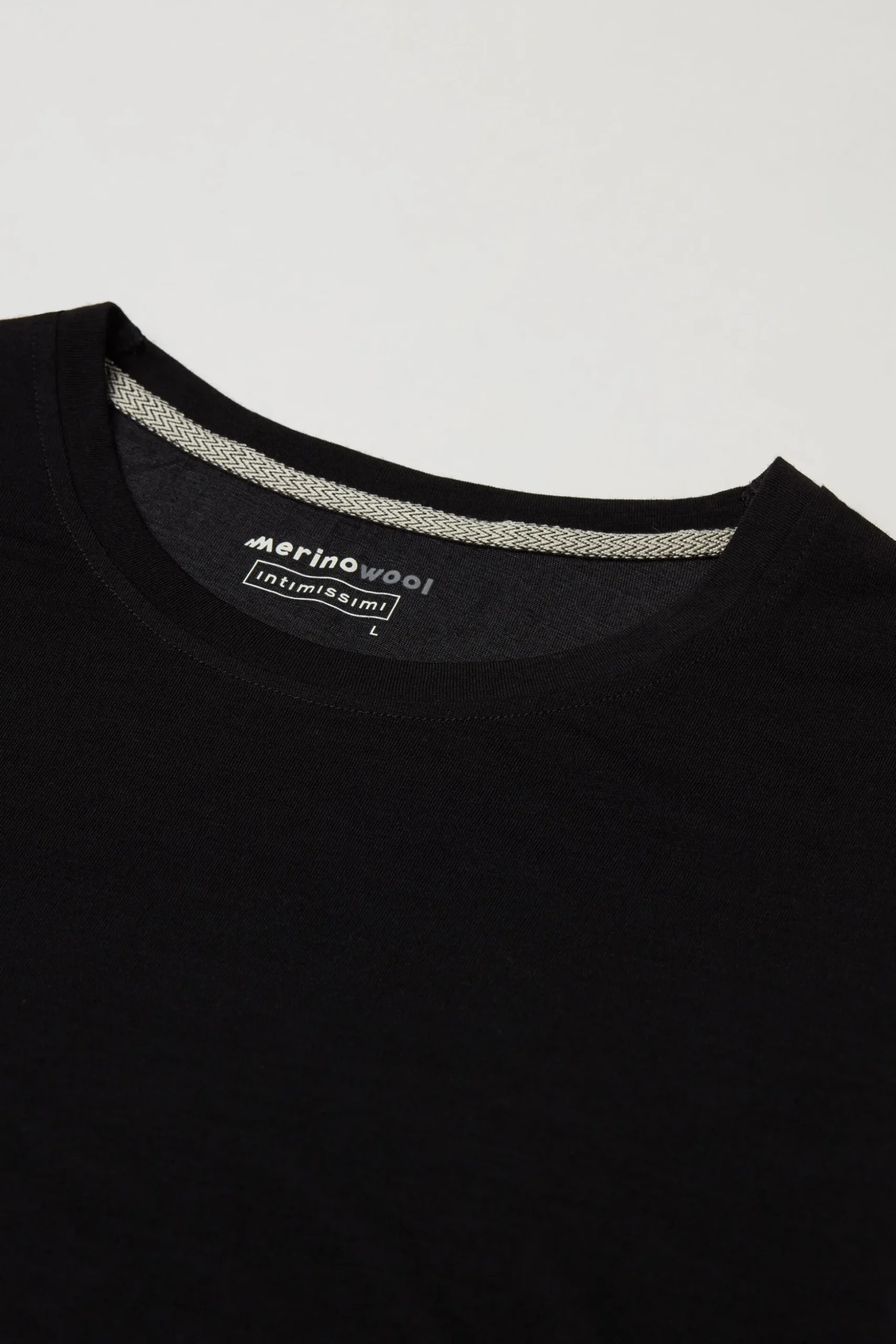Maglia a Manica Lunga in Lana Merino Scollo Tondo