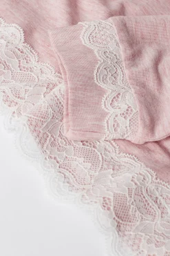 Maglia a Manica Lunga in Modal con Scollo Tondo