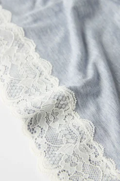 Maglia a Manica Lunga in Modal con Scollo Tondo
