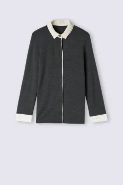 Maglia Aperta Davanti in Modal con Lana Baby It's Cold Outside