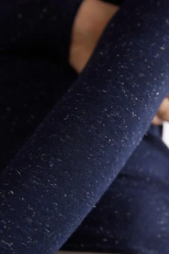 Maglia Collo Alto in Modal Light con Cashmere Lamè