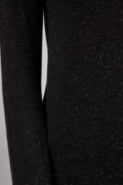 Maglia Collo Alto in Modal Light con Cashmere Lamè