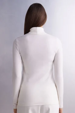 Maglia Collo Alto Wool & Cotton a Manica Lunga