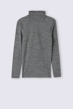 Maglia Collo Alto Wool & Cotton a Manica Lunga