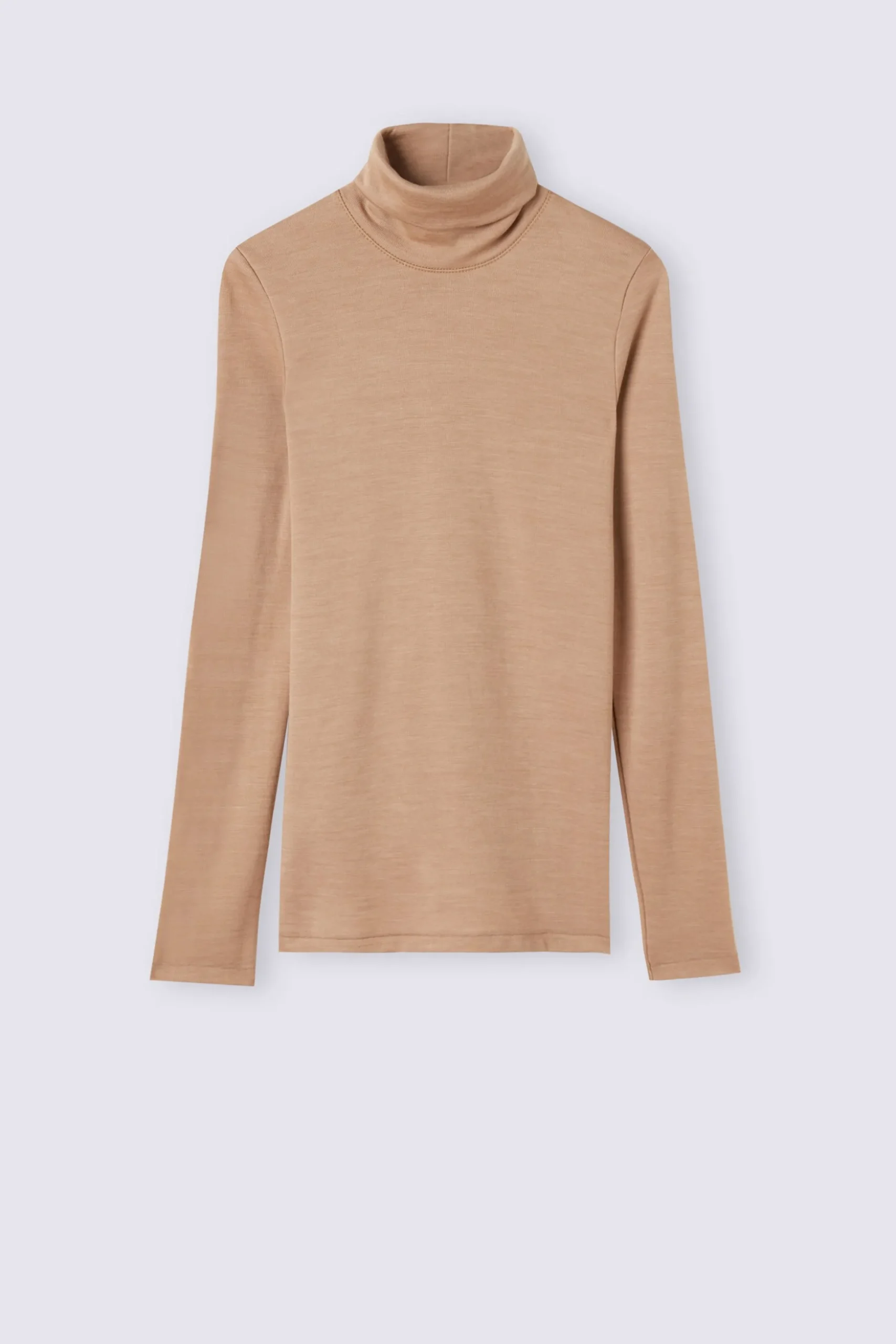 Maglia Collo Alto Wool & Cotton a Manica Lunga