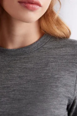 Maglia Girocollo Wool & Cotton a Manica Lunga