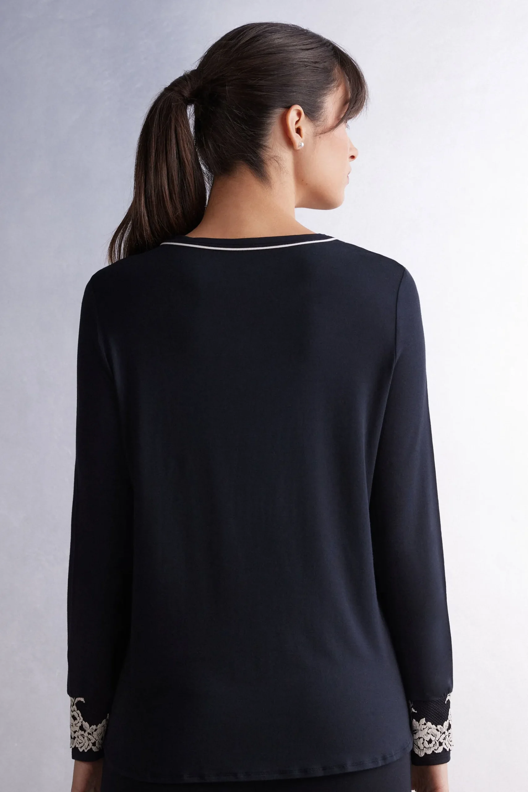 Maglia In Modal Pretty Flowers