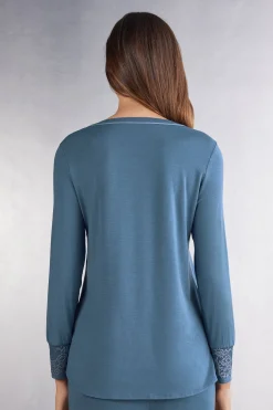 Maglia In Modal Pretty Flowers