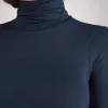Maglia in Modal Ultralight con Cashmere Collo Alto