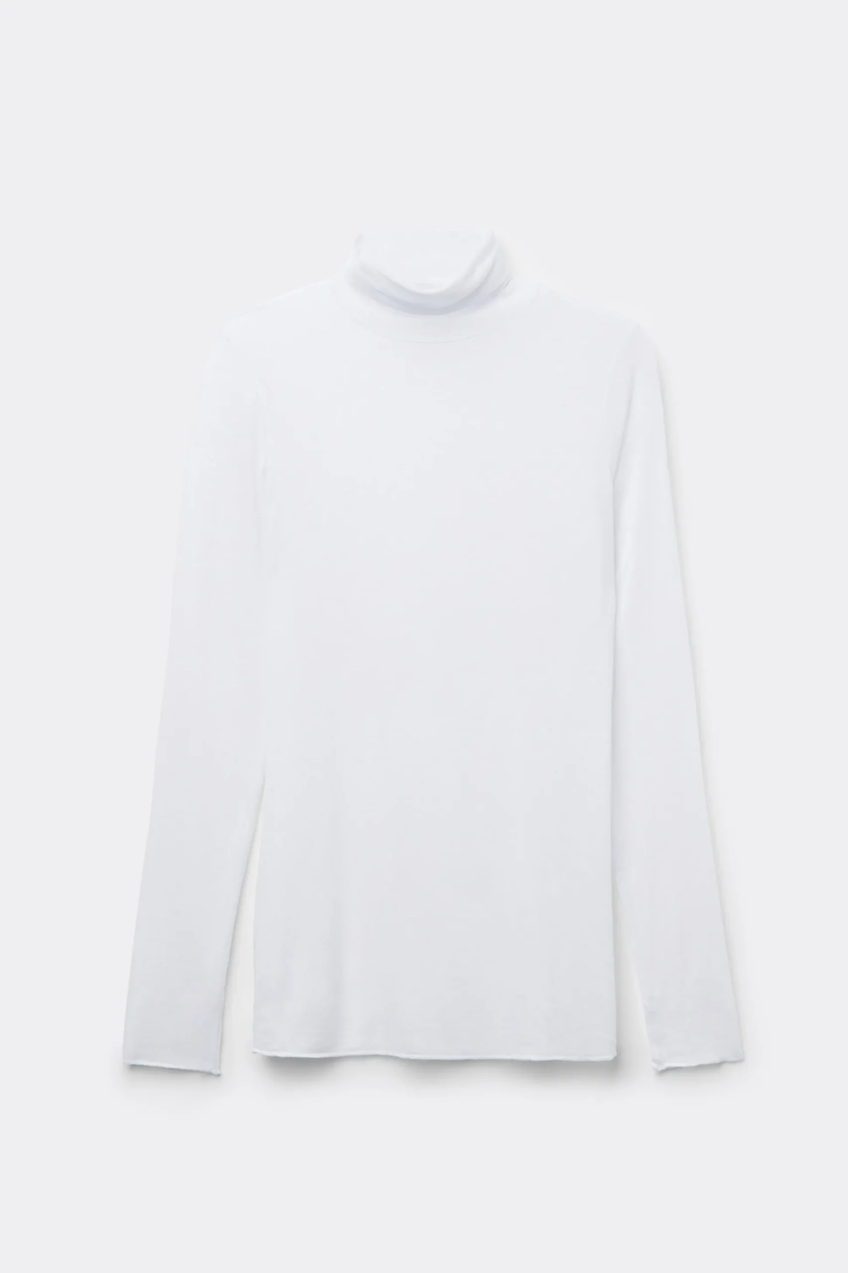 Maglia in Modal Ultralight con Cashmere Collo Alto