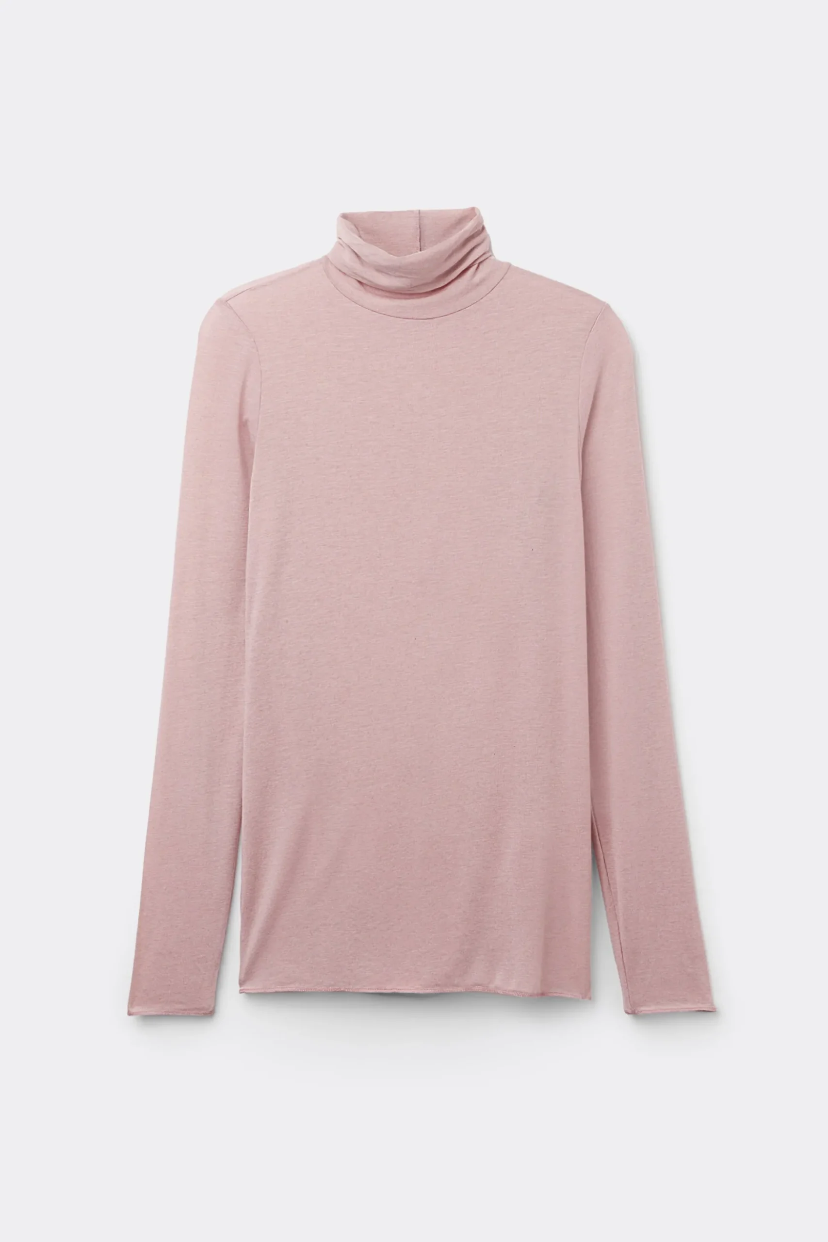 Maglia in Modal Ultralight con Cashmere Collo Alto