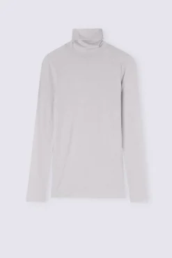 Maglia in Modal Ultralight con Cashmere Collo Alto