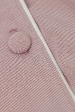 Maglia Manica Corta Aperta Davanti in Modal